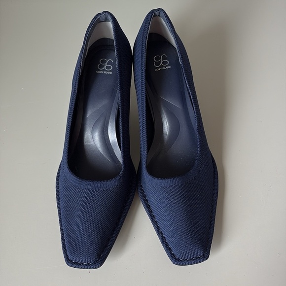 Cosy Island RefinEdge Square Toe Heeled Pumps Size 10 - Picture 5 of 10